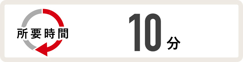 所要時間10分